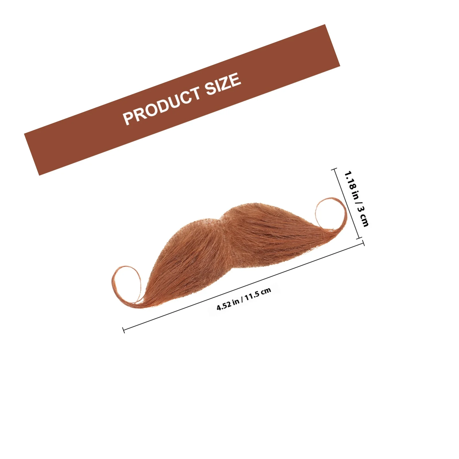 Barba falsa, barba realista, textura fina, sensación de mano suave para Cosplay, mascarada, bigote Artificial, bigote realista