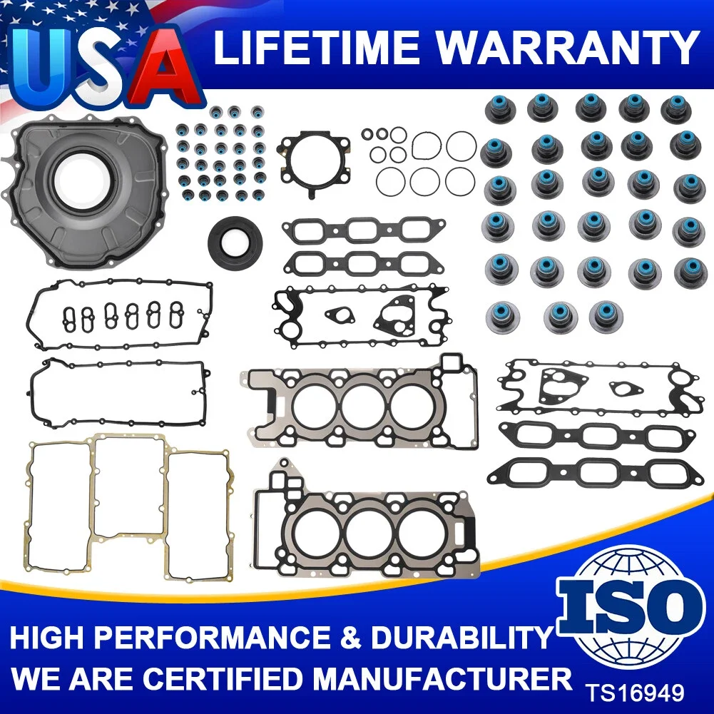 لمحرك جاكوار XF لاند رينج روفر مجموعة حشية كاملة AJ126 3.0L V6 شاحن فائق #1