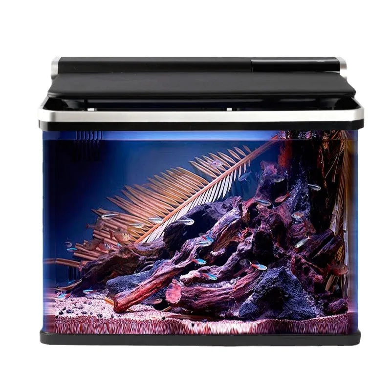 

Стеклянный аквариум, светодиодный стол для аквариума, виды рыб, современный роскошный квадратный стеклянный аквариум для дома и гостиной