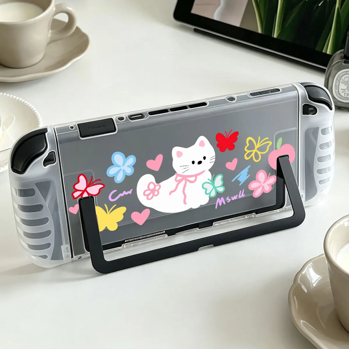 Anti-Falling Hard Acrylic Protective Case Dockable Base for Nintendo Switch 2 NS2 Console Detachable Joy-Con Split-type Housing