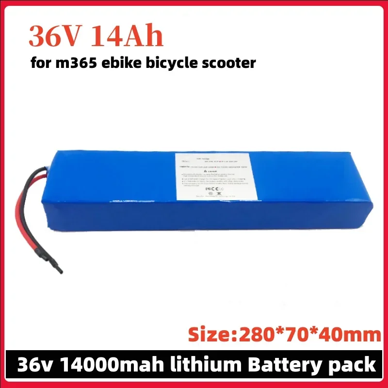 

36V 14ah electric bicycle battery pack 18650 Li-Ion Battery 10S3P 600W High Power and Capacity 42V m365 ebike bicycle scooter