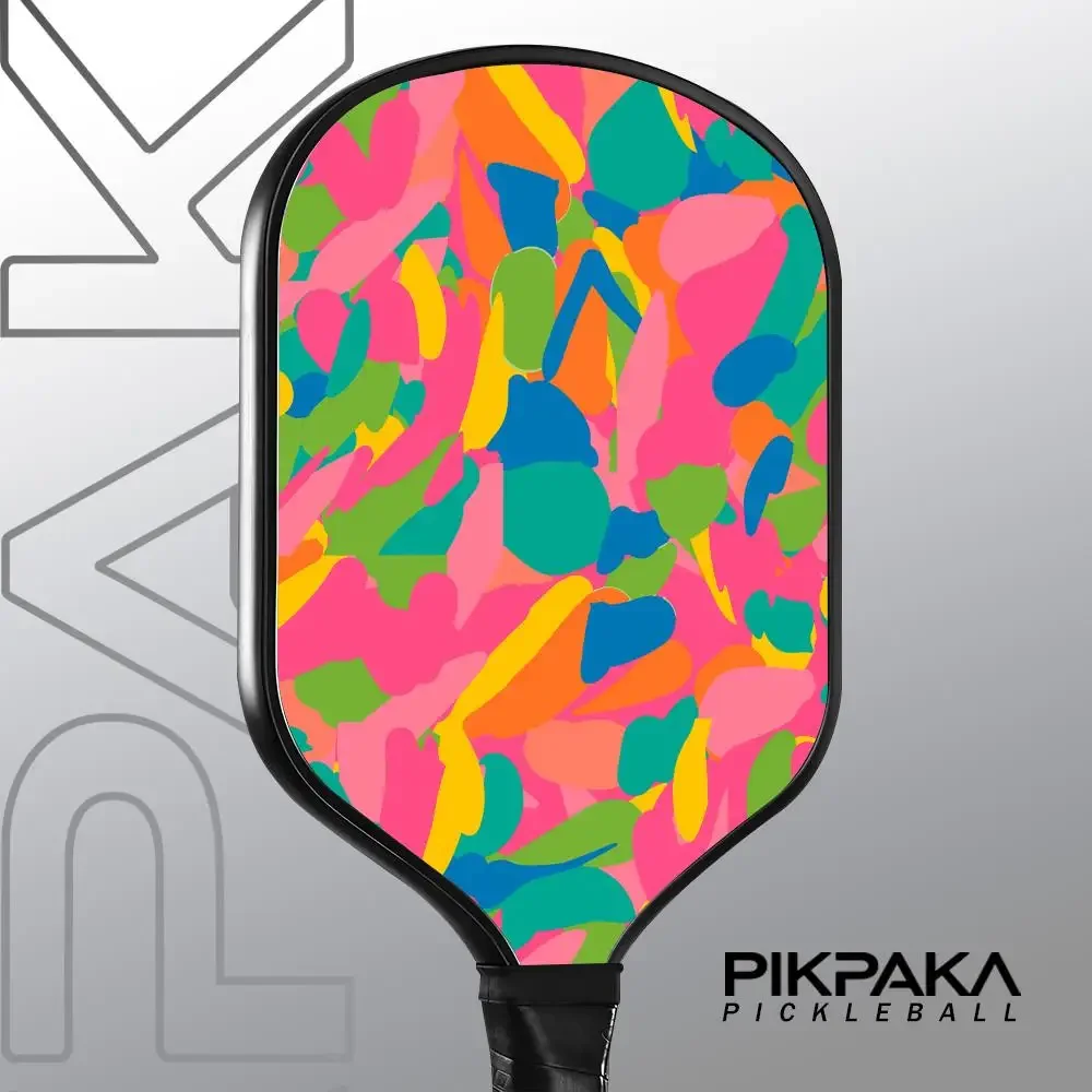 

Pickleball Paddle T700 Углеродное волокно 16 мм Сотовый сердечник Пескоструйная поверхность Удобная ручка Ракетка ГОРЯЧАЯ абстрактная красочная