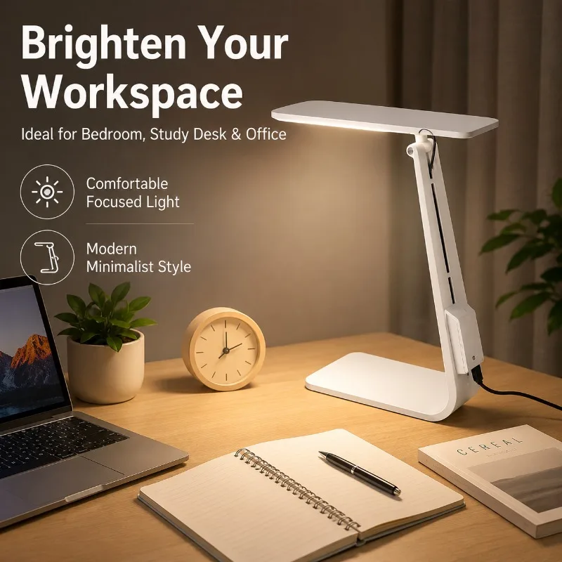 

USB Charging Reading Desk Lamp LED Creative Eye Protection Lamp Portable And Simple Touch Desk Lamp For Student Travel