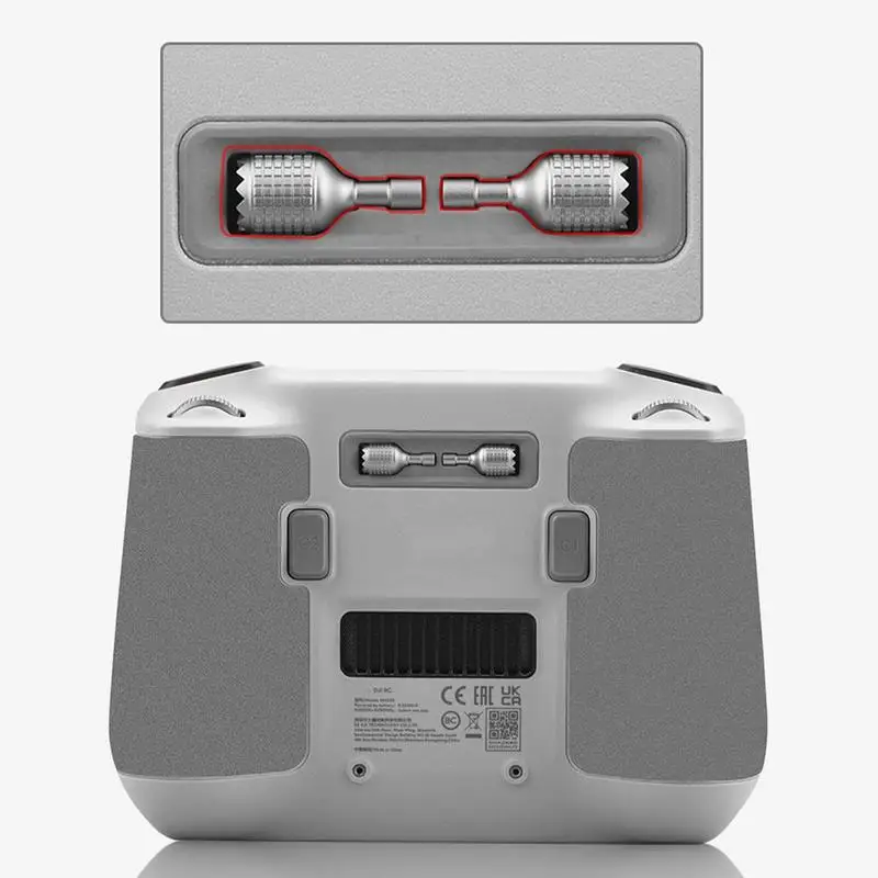 Drone Controller Joystick Ergonomic Remote Controller Joystick Non-Slip Rocker Replacement Metal Control Thumb Stick For Travel