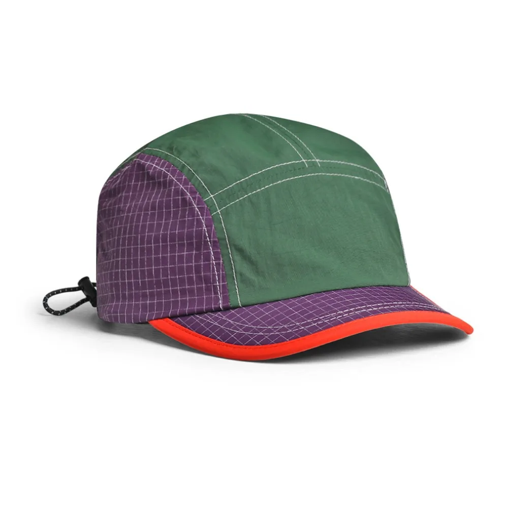 

Hip-hop Color Matching Retro Baseball Cap Summer Style Breathable Quick-drying Cap Lightweight Short Brim Peaked Cap Sports Cap