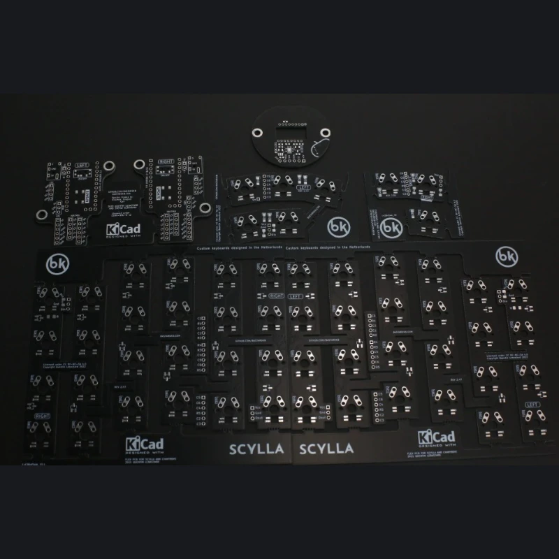 Charybdis MK2 Split Keyboard Kit Material Package Custom Track Ball QMK Assemble DIY Parts Repair Replace Keyboard Accessory