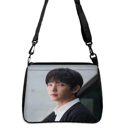 LEE JOON GI Pattern Tote Bag, Large Capacity Shoulder Bag, Perfect Underarm Bag For Daily Shopping 5.23