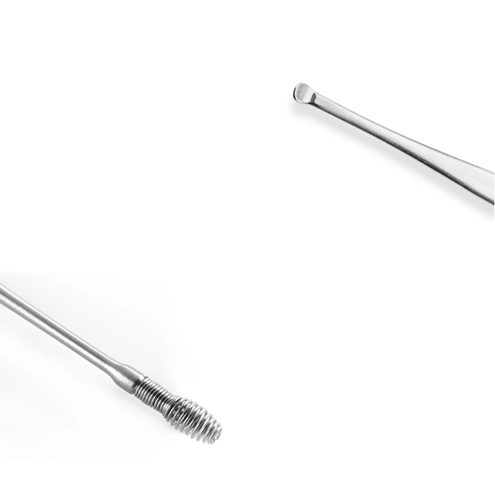 8 個の耳掃除ツールセットステンレス鋼の耐久性のある滑り抵抗デザイン男性女性用ステンレス鋼の耳スプーン