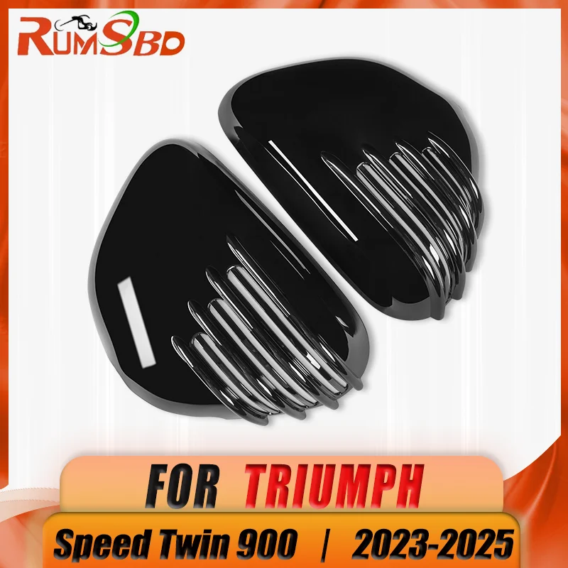 

Для Triumph Speed Twin 900 2023 2024 2025 ABS карбоновая рама, боковая крышка, панель двигателя мотоцикла, аксессуар для боковой крышки