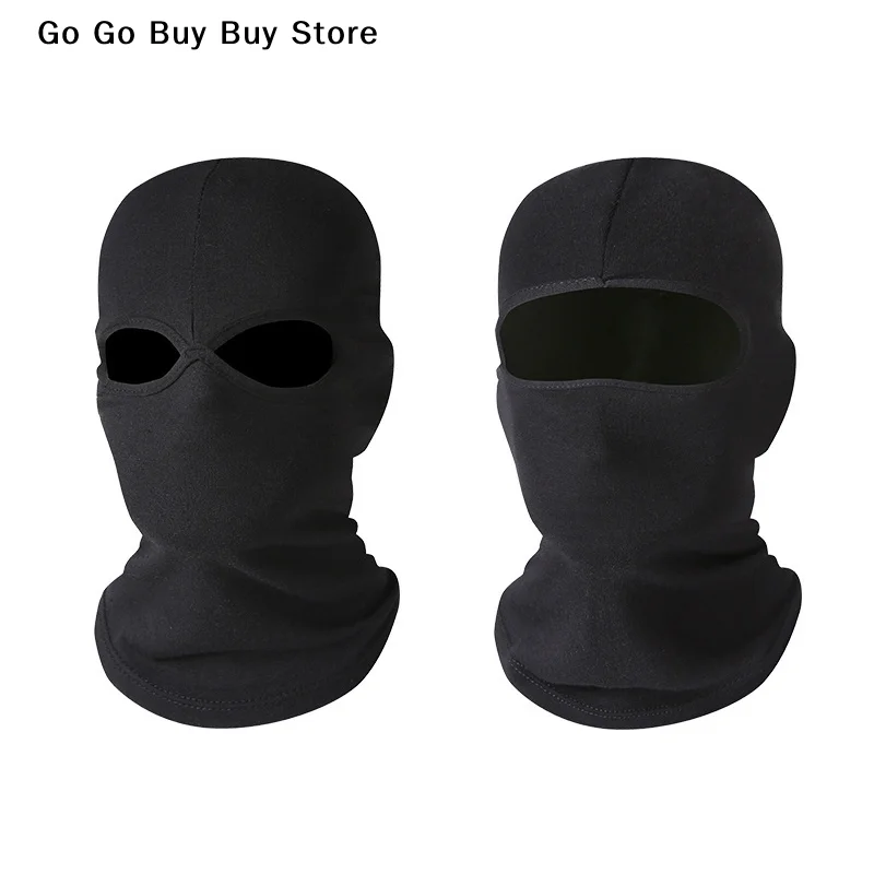 【S】Winter Motorcycle  Sports Full Face Mask Soft Breathable Beanies Cycling Helmet Liner Running Hiking Fishing Hood Caps