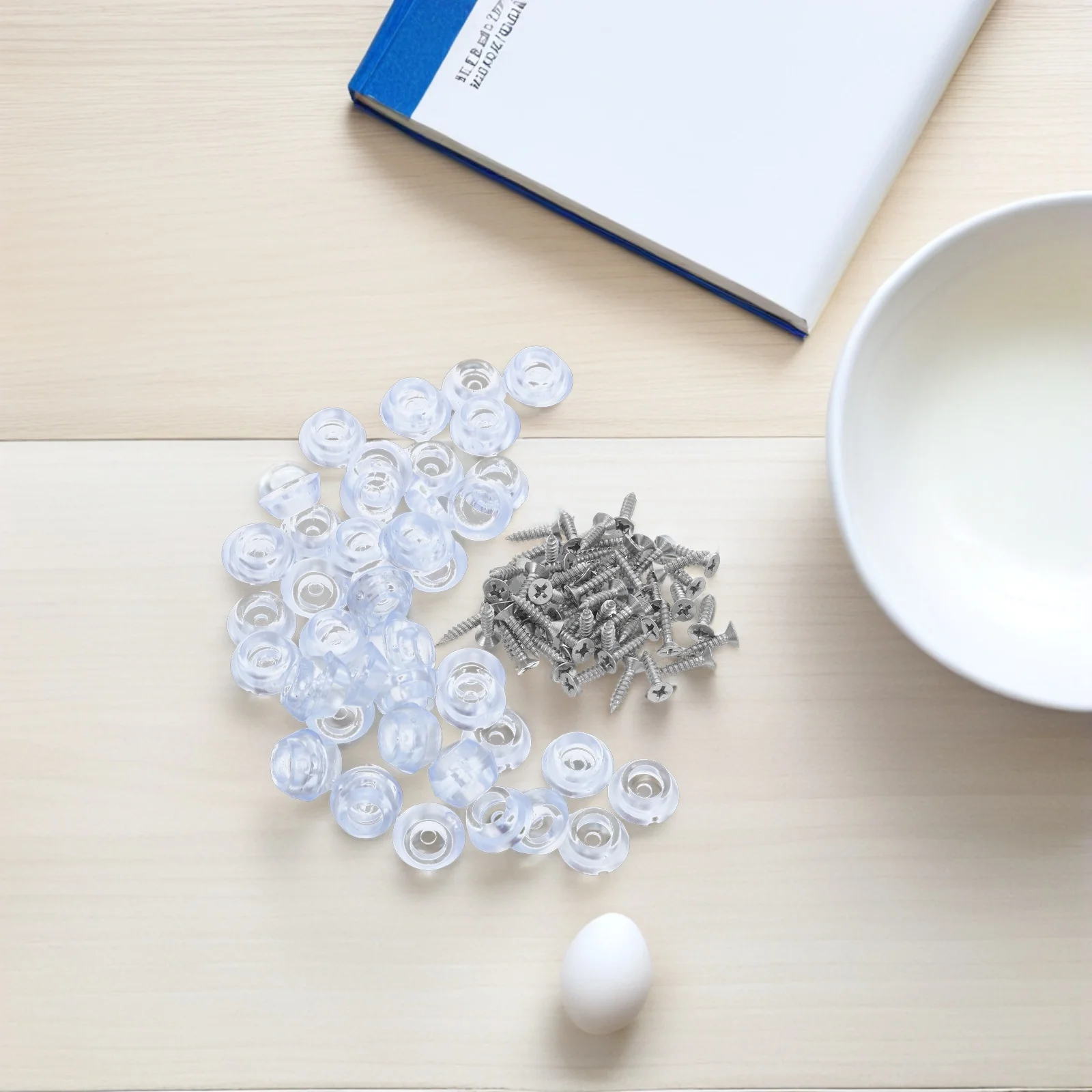 

150pcs Cutting Board Feet Rubber Non Slip Sturdy Stable Chopping Board Foot Pads Shock Absorption Use Reusable