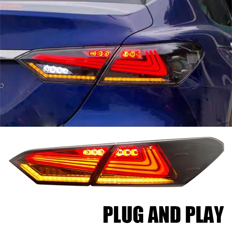 

Car LED Rear Taillights for Toyota Camry 2018 2019 Animation Rear Lamps LED Taillight Assembly