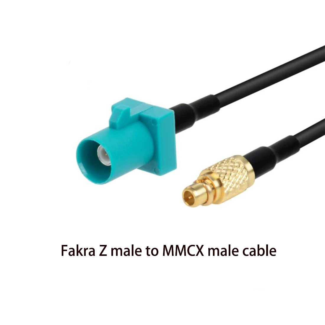 1PC Fakra Z Male Female Water Blue To MMCX Plug Jack Straight/ RA Pigtail Cable Adapter RG174 15cm 6inch/30cm/50cm Wholesale NEW