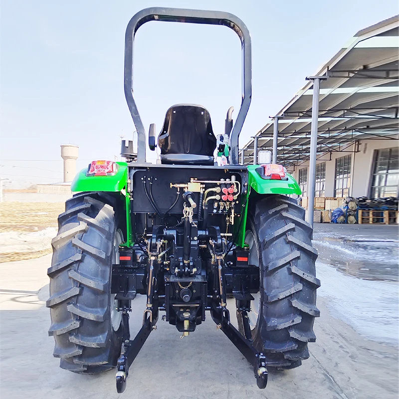 High Quality 4x4 Mini 50hp Tractor for Sale Chinese Small Farm Tractors Agriculture Excavating Tractor view 4