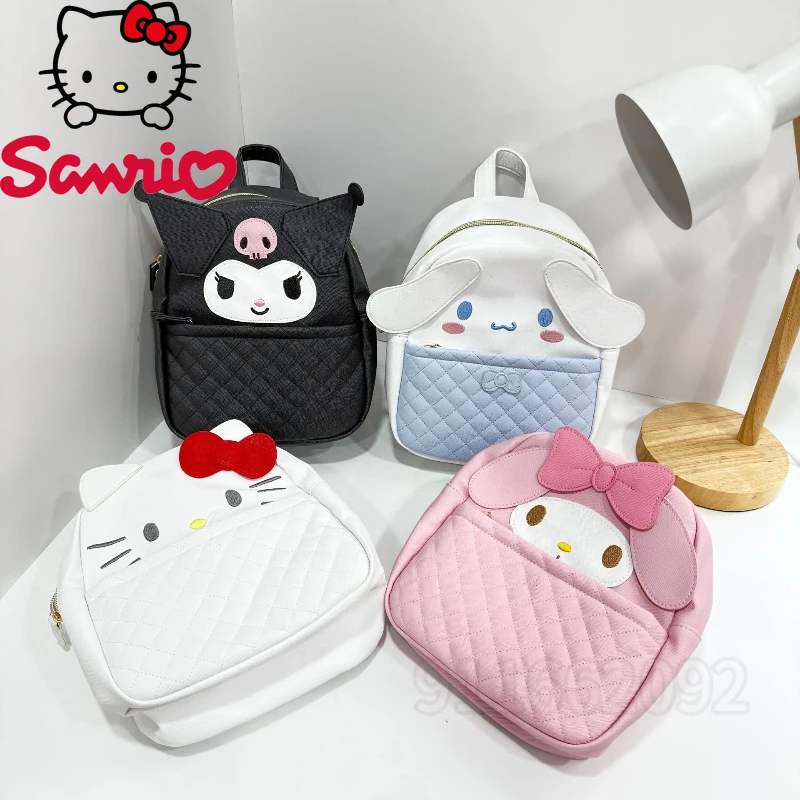   Plecak Hello Kitty Nowy Mini Plecak Cartoonowy Śliczny Mini Plecak Damski Luksusowa Marka Modny Plecak 3D dla Dziewczyn Wysoka Jakość