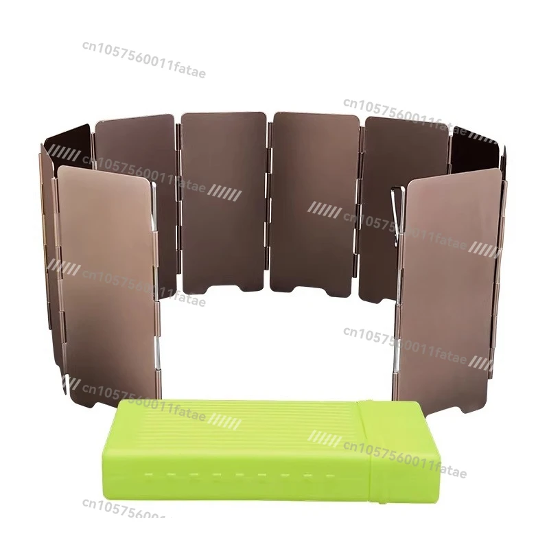 Fire Aluminum Alloy Windshield Camping Folding Portable Burner Windshield Picnic Stove Windshield