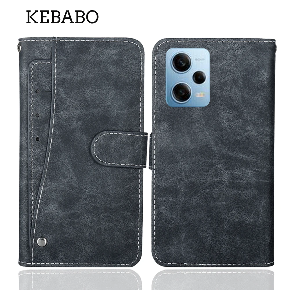 Leather Wallet For Xiaomi Redmi Note 12 5G Global Case 6.67