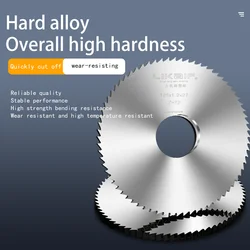 Tungsten steel saw blade, milling cutter, hard alloy circular saw blade, cutting blade outer diameter 60/80/100/120/150