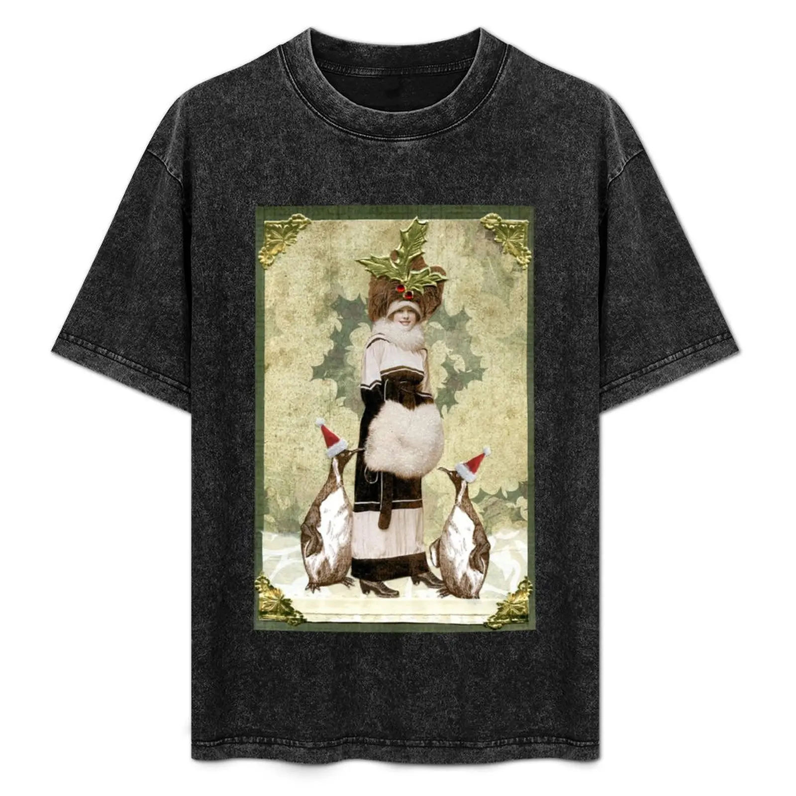

Holiday Finery T-Shirt Breathable Basic Cotton T-Shirt