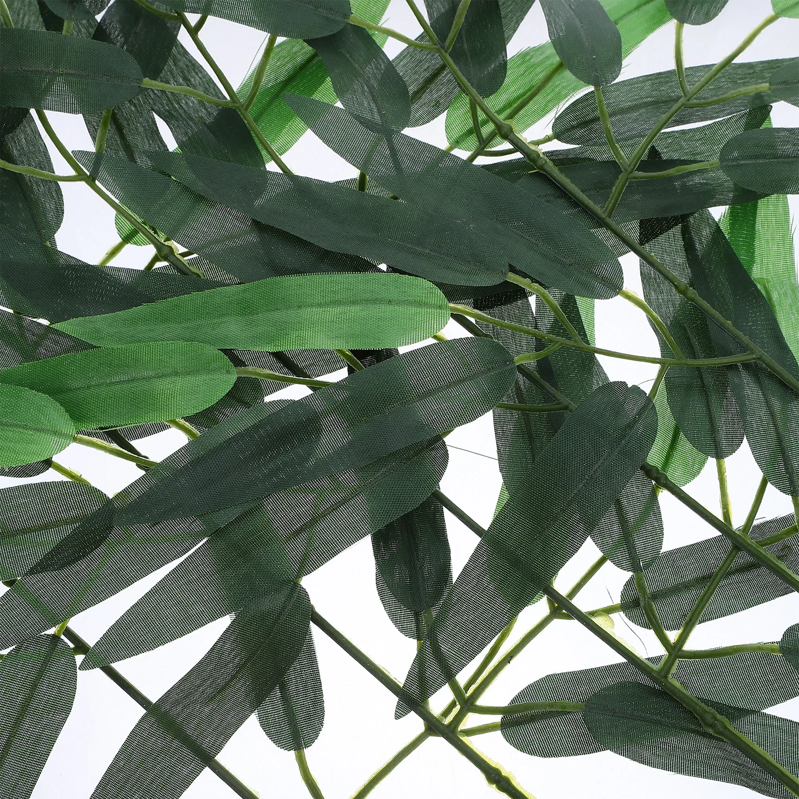 50 قطعة من أوراق الخيزران الاصطناعية الخضراء، أوراق نباتات صناعية مزخرفة واقعية للمنزل والمكتب والحديقة، مصنوعة من الخيزران المزيف