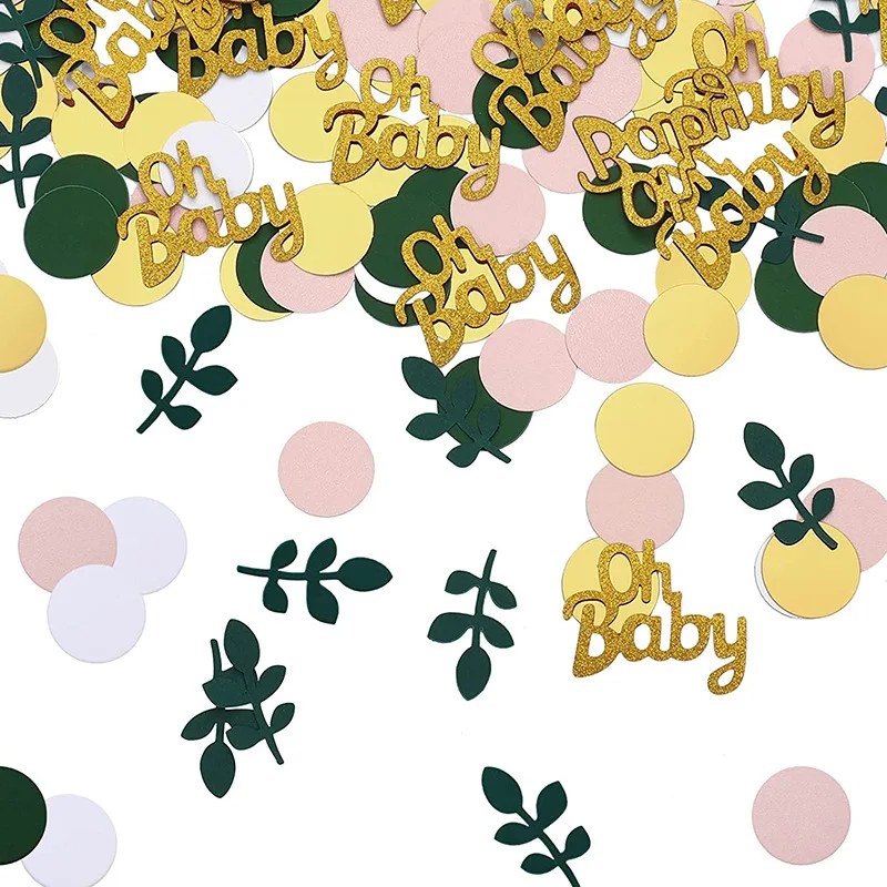 Oh Baby Confetti Baby Shower Party Gold Oh Baby Confetti Decoration Jungle Animal Birthday Party Decoration