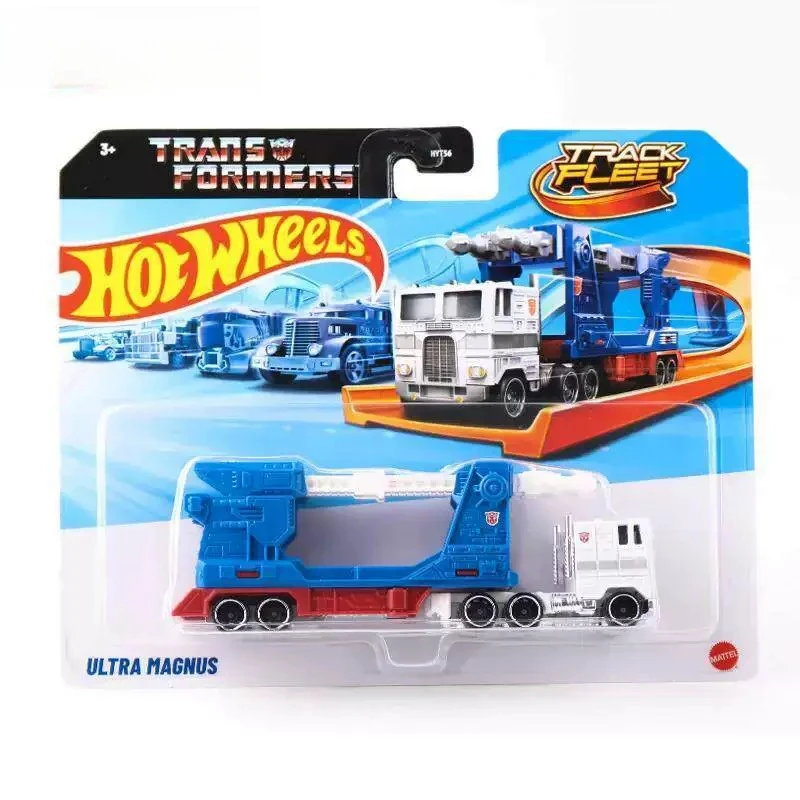 Coche Original Hot Wheels Transformers ULTRA MAGNUS, Juguete a Escala 1/64, Modelo de Aleación de la Serie Auto Track, Colección, Regalo de Cumpleaños
