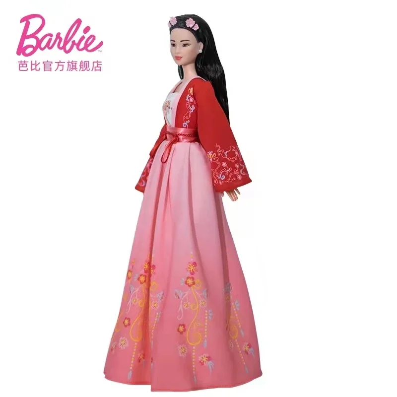 100% Original Barbie Unterschrift Lunar New Year Puppe Hanfu Sammler Chinesische Prinzessin Sammlung Spielzeug Mädchen Geburtstag Weihnachten Geschenk