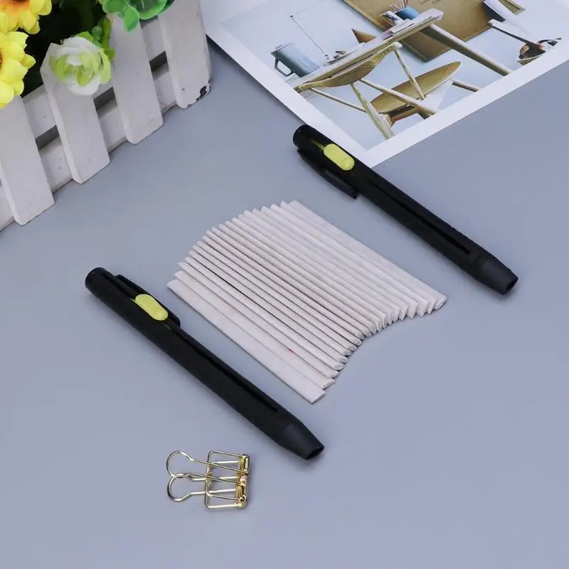 

Y5LB 1 Set Tailors Chalk Pen Pencil Dressmakers Invisible Marking Sewing Fabric Cloth