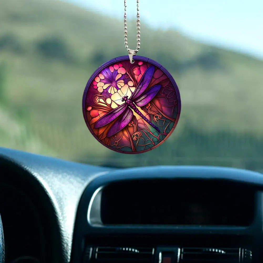 

Car Mirror Car RearView Mirror Pendant Car Interior Hangings Ornament Colorful Acrylic Decoration for Cars Accessories