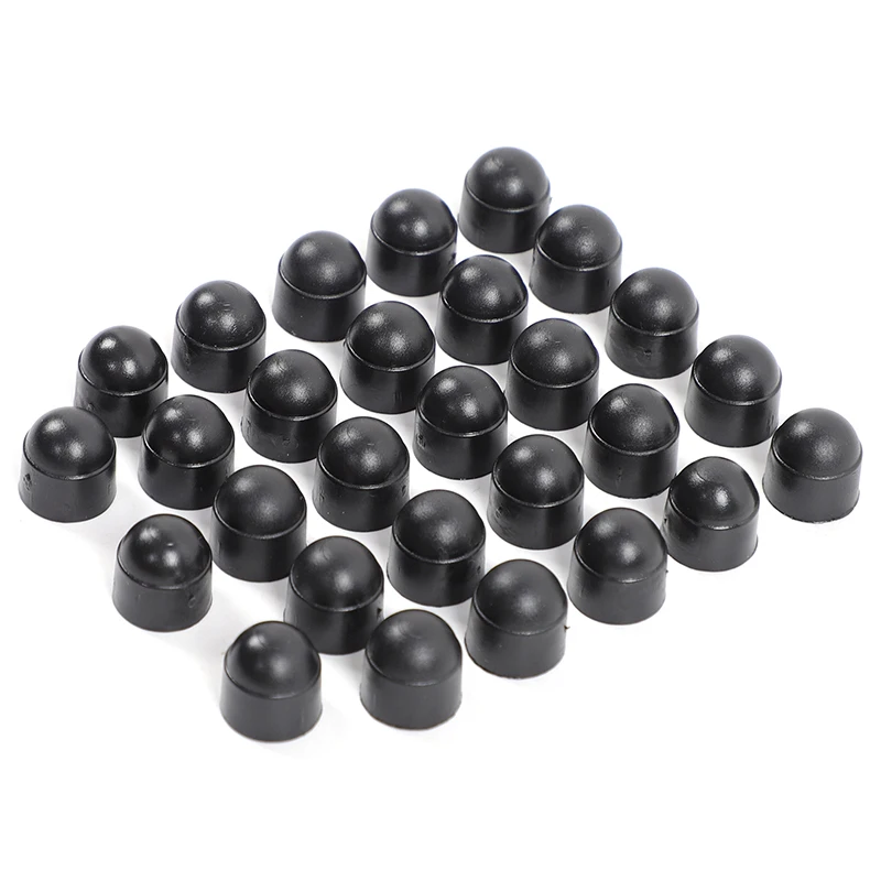 ABS Plastic M6 Screw Protection Covers Car Bolt Nut Dome Protection Caps Exposed Hexagon Cover Car Accessories