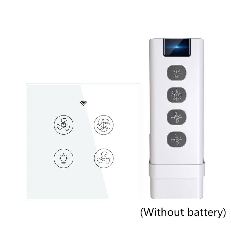 Smart Switch 2/3 Manier Controle Werken Met Alexa Home Smart Home Smart Plafondventilator Lichtschakelaar Wifi Schakelaar Rf433 Smart Leven