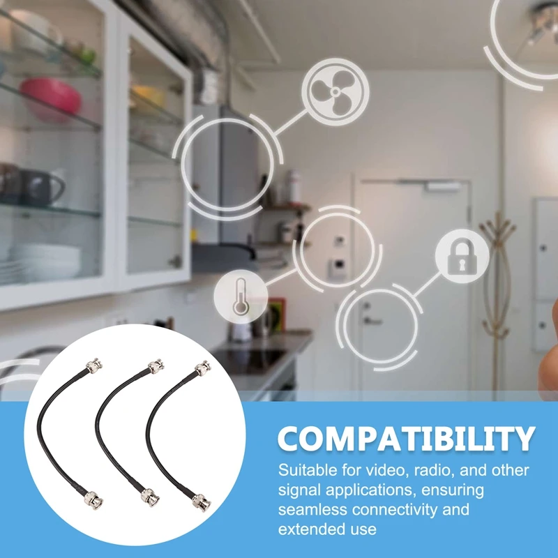 RG58 ปลั๊ก BNC ชาย BNC ชายปลั๊ก CRIMP Connector COAX สายจัมเปอร์สาย Oscilloscope สัญญาณสาย