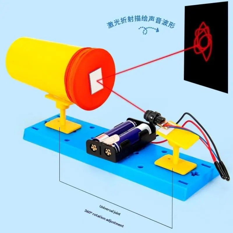 Sound Wave Art & Science Toy, DIY Acoustic Imaging Kit for Home Experiments, Fun Physics Project for Kids & Family Bonding
