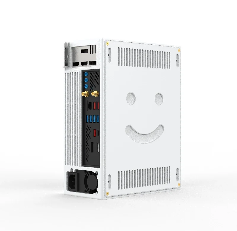 4L Pure Aluminum CNC ITX Case Half Height Double Slot Straight Insert Low Profile GPU Card Mini Chassis
