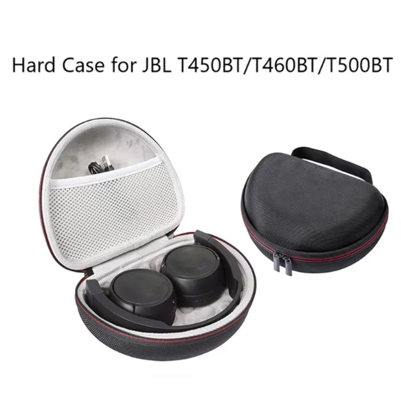 For JBL M50x/T450BT/T500 Bluetooth Headset Portable Storage Bag Wireless Headset Carrying Case Organizer Protective Case