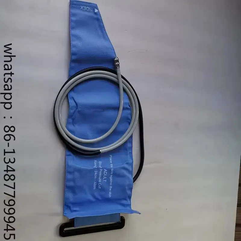 

1 Dynamic blood pressure cuff extension tube with a 1.2-meter connector made of breathable cotton fabric and thick plastic ring