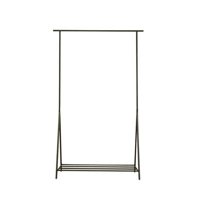 Simple Floor Standing Coat and Hat Rack Bedroom Door Hanger Stand for Clothes Hats Bags Storage Organizer