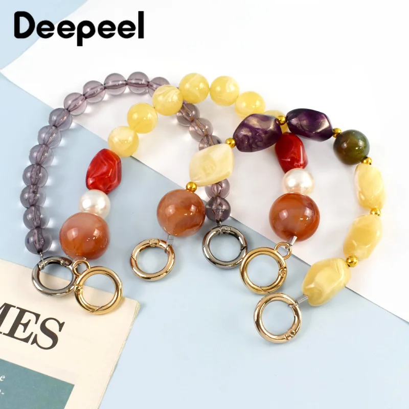 

1Pc Deepeel 28/32cm Acrylic Bag Strap Handbag Chain Handle Resin Purse Shoulder Straps DIY Replace Part Bags Accessories