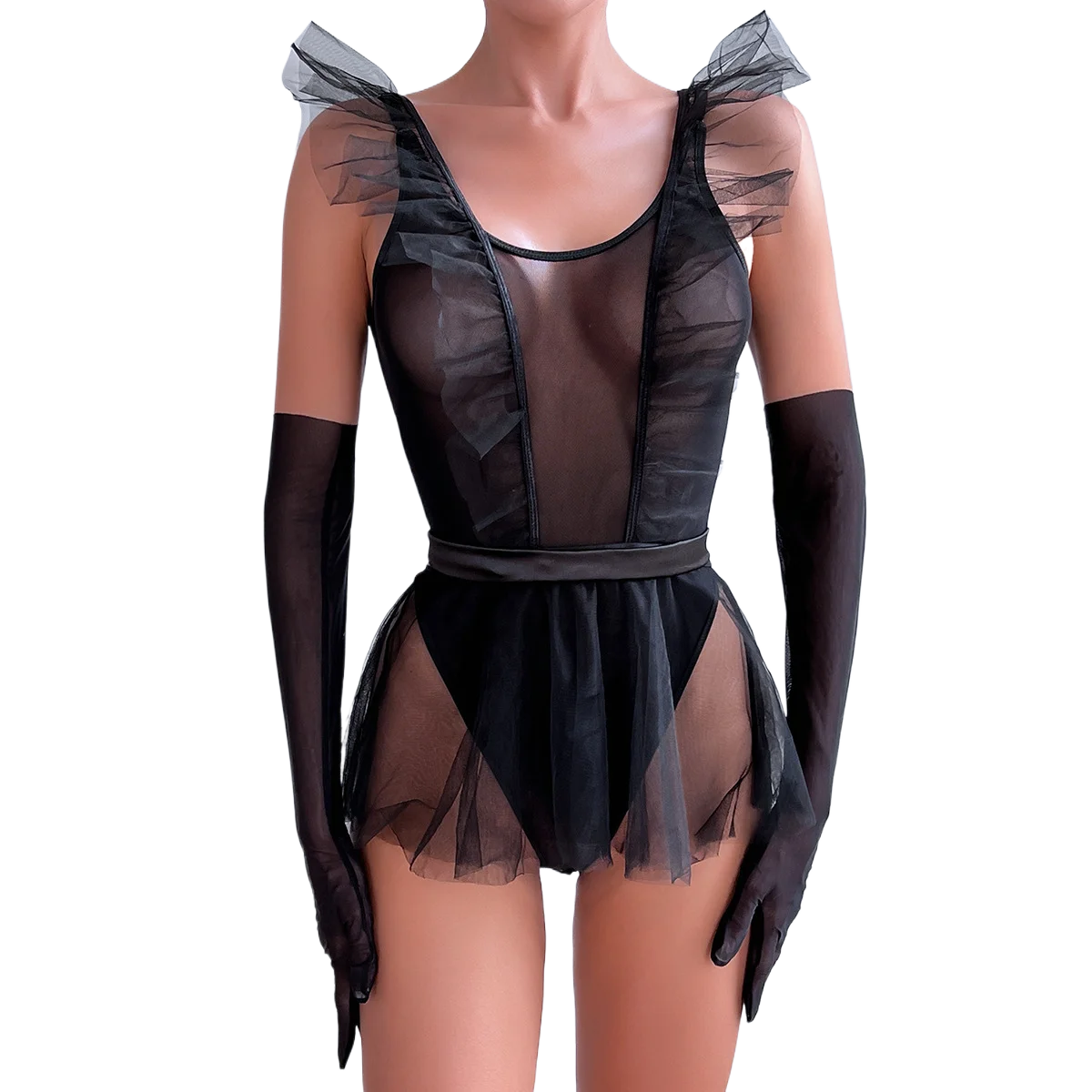 Sexy Lingerie New Style Transparent Mesh Skirt Bodysuit Lingerie Set For Women Erotic Lingerie Sexy Female Lingerie Hot Lingerie