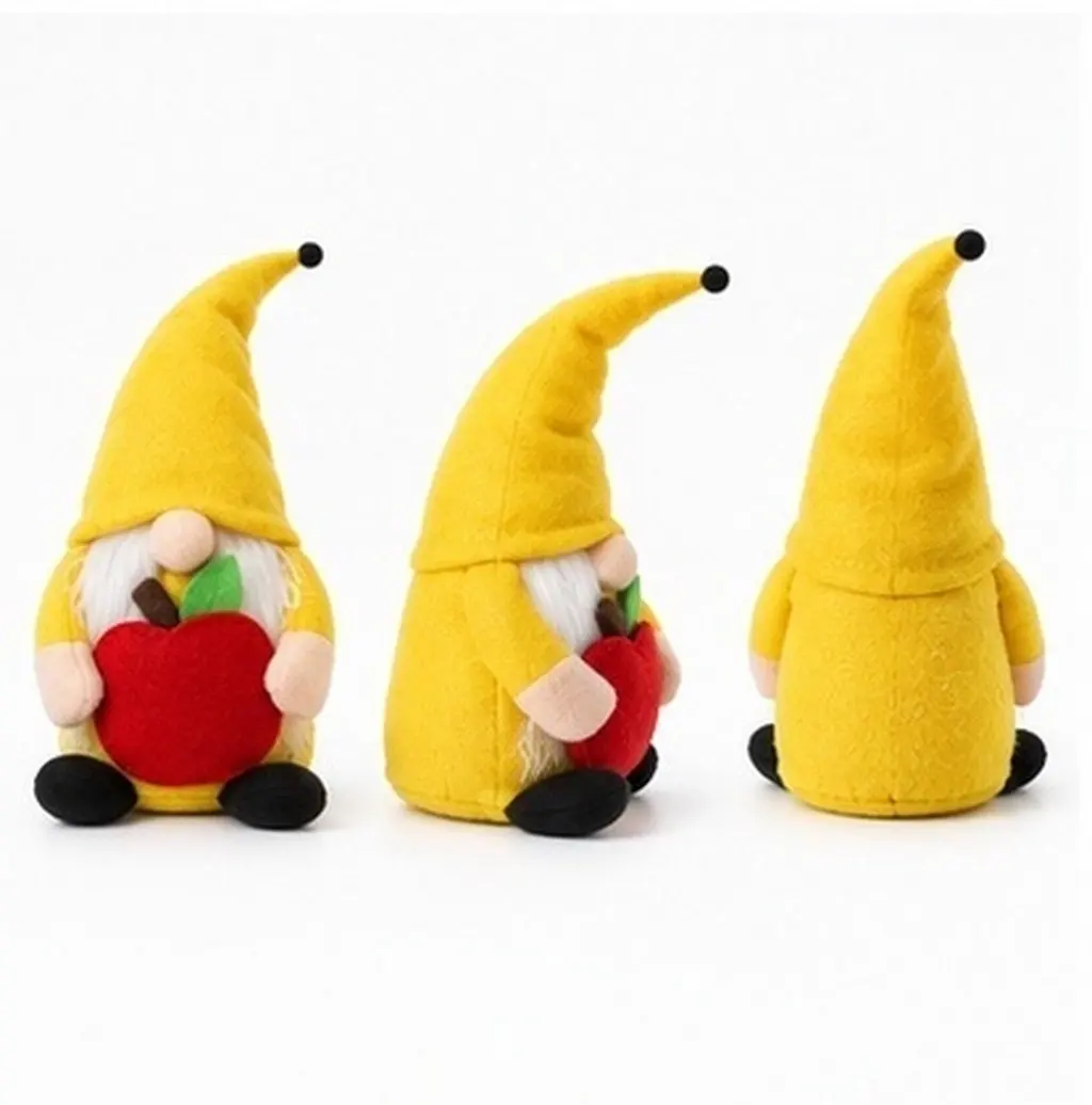 Back-to-School Gnome Pencil Cap Ornament – Faceless Desk, Window & Wall Decor for Home, Office, Classroom, Teacher Gift