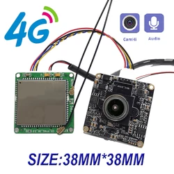 Mini 4G Pin hole Camera CCTV P2P Onvif Audio 3G SIM Camera Module Chip Board AP Wifi Wireless IPC IMX307 For indoor Camhipro