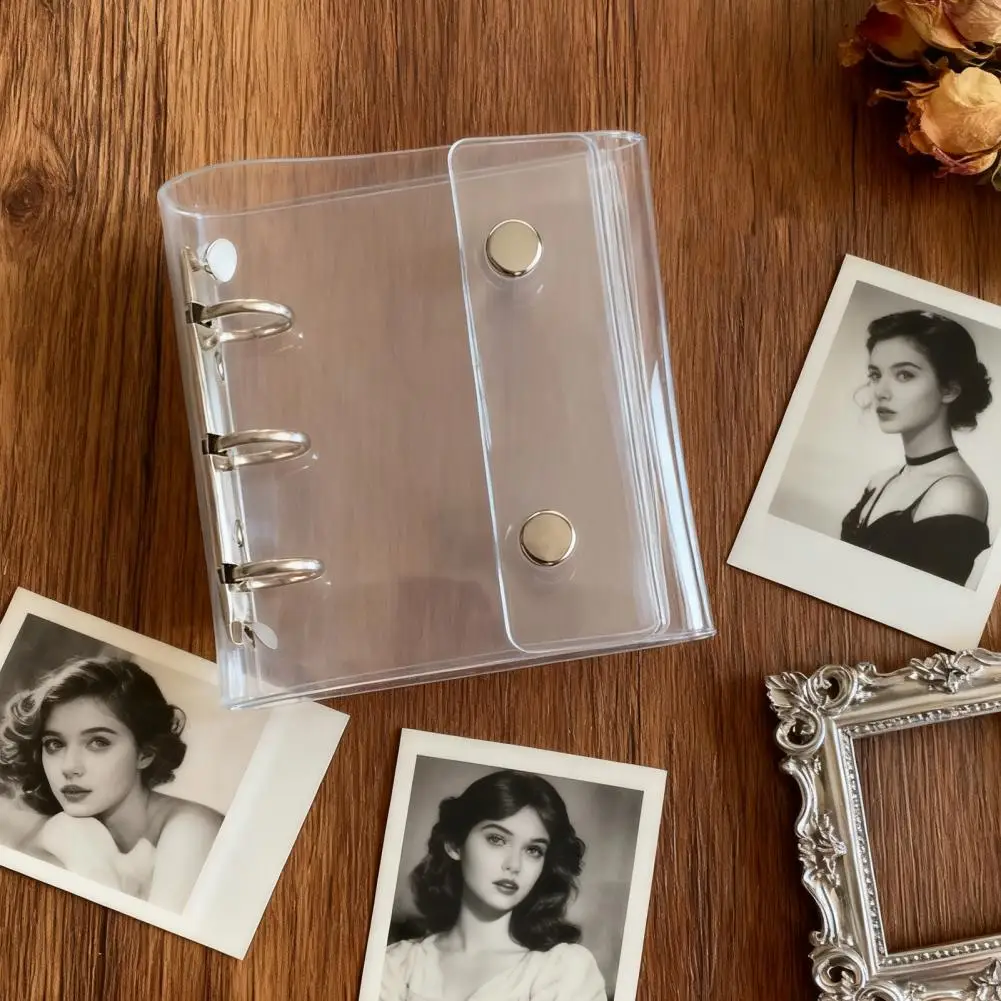 Losbladig boek Kleurrijk A8 Mini Bindmiddel Notitieboekje met PVC Cover voor Journaling Scrapbooking Draagbare fotoalbum Kaartorganizer