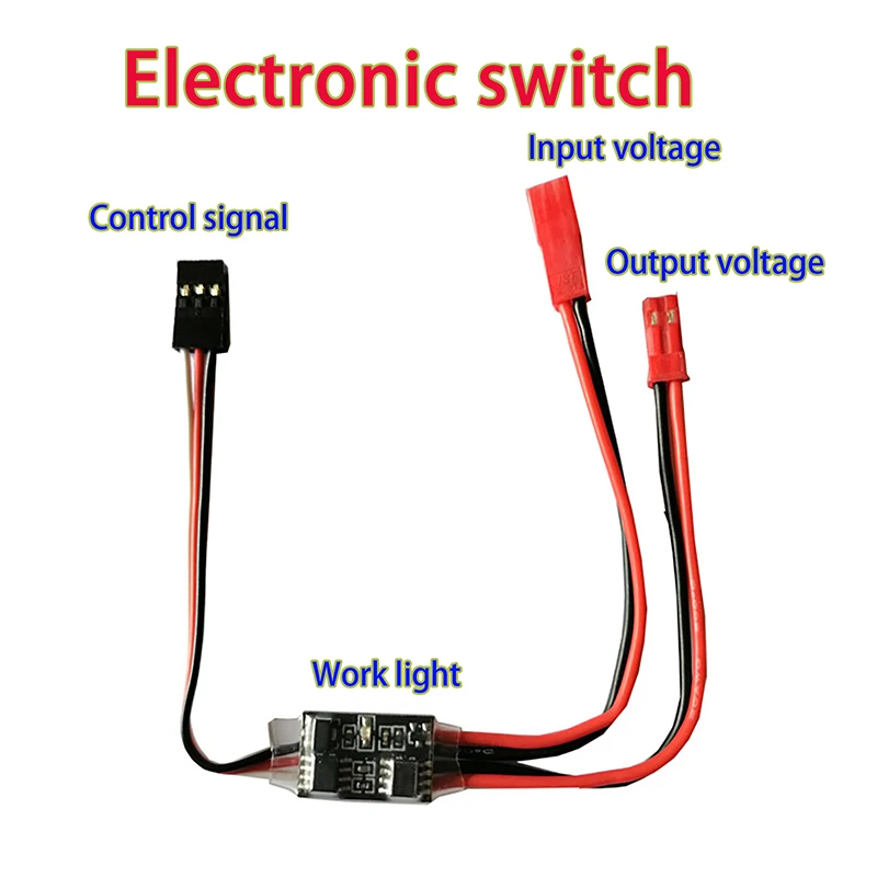 1PC Aerial Model Plant Protection RC Drone Water Pump PWM Signal Control 2-20A High Current Remote Control Electronic Switch