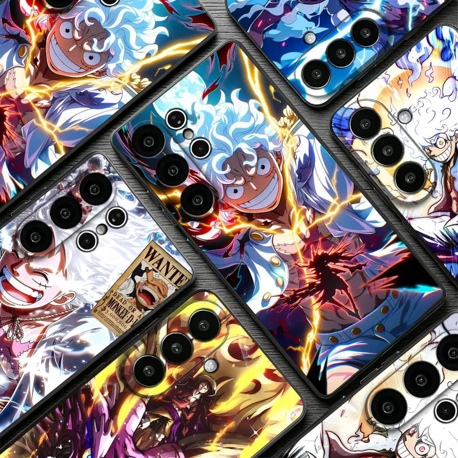 Ones P-iece Anime Art Phone Cover Case for Samsung Galaxy S26 Ultra Note 20 8 9 10 S25+ S20 S24+ S23 S25 Plus S24 S26+ S21 FE