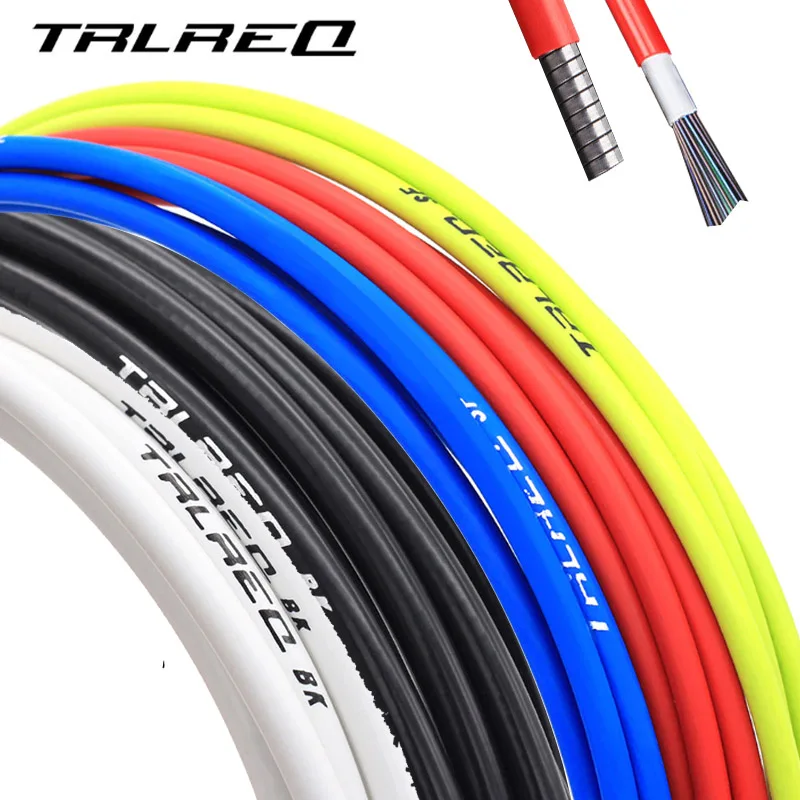 TRLREQ-Cable de freno de bicicleta de 10m, funda de tubo de Cable de cambio de casa, línea de llenado de aceite de MTB, Cable interno de freno de cambio de ciclismo