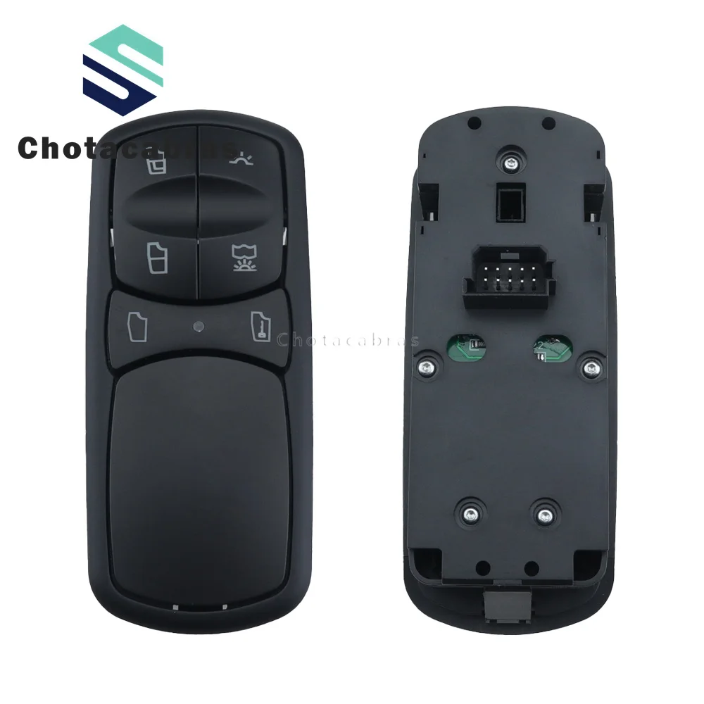 For Mercedes Benz Actros MP1 MP2 Truck Power Window Switch A9438200197 A9438200097 Control Glass Lifter Button