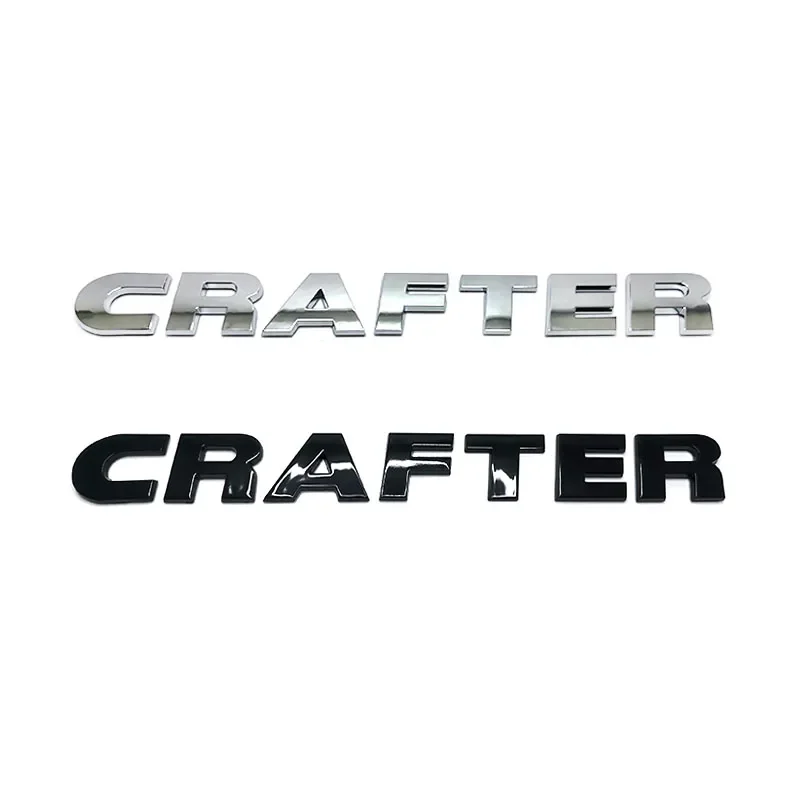 

2019 Rear Lettering Signs Gloss Black Color Crafter Trunk Car Emblem