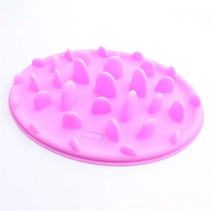 Pet Soft Silicone Slow Eating Bowl Prevent Gluttony Obesity Dog Cat Bowls Anti Chocking Puppy Feeder