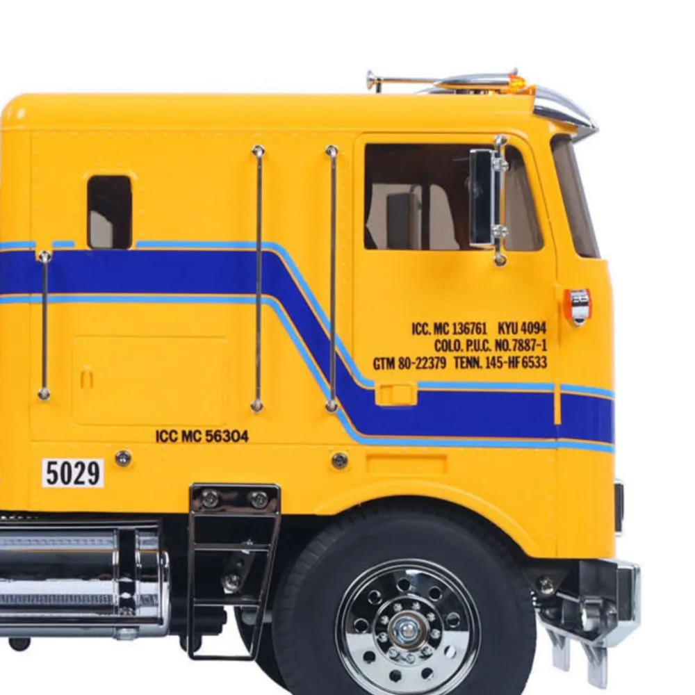 

Радиоуправляемый трактор-грузовик TOUCAN 1:14, шасси TAMIYA 6*4, модель 56304, 3-скоростная трансмиссия, светозвуковая система, RTR, пульт Flysky