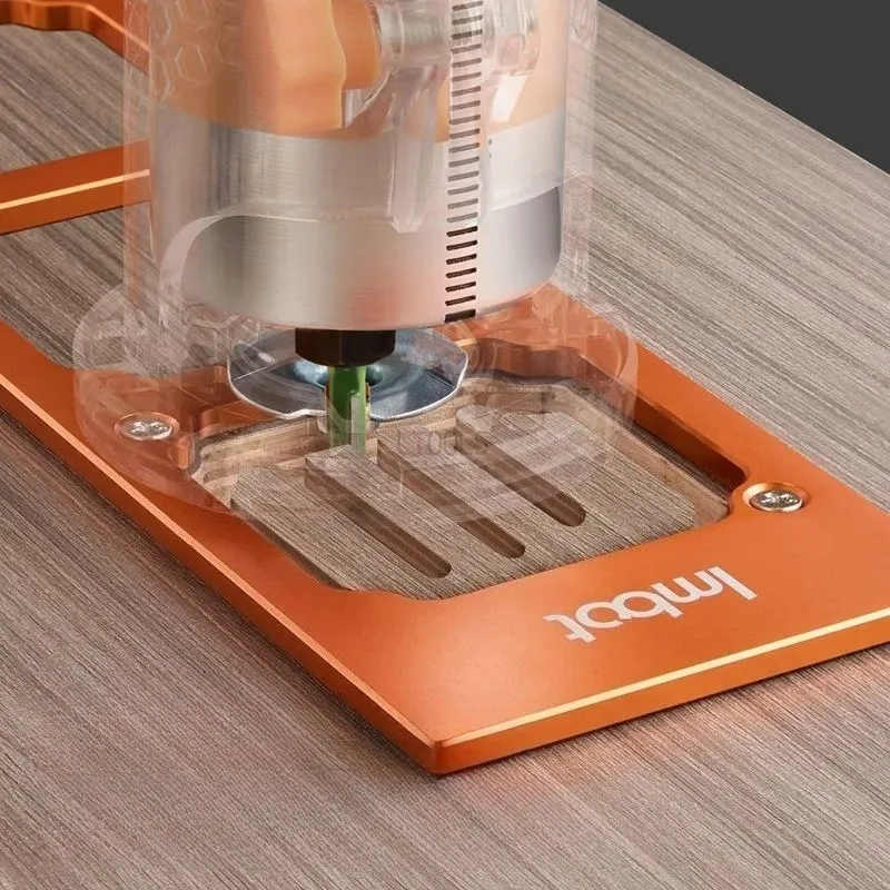 Spliceable 86 Type Socket Slotting Mold Wooden Panel Drilling Template Aluminum Alloy Woodworking Square Switch Cutting Template